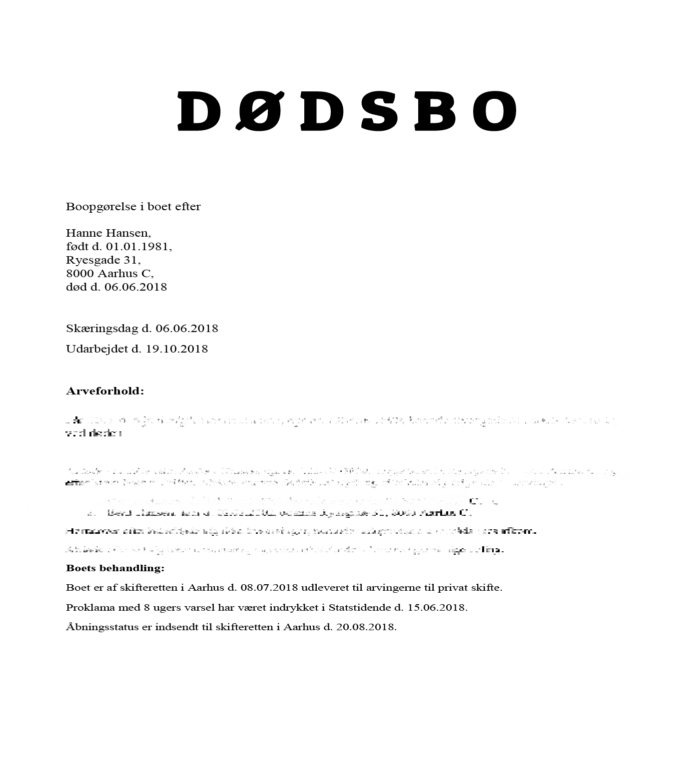 Dødsbo