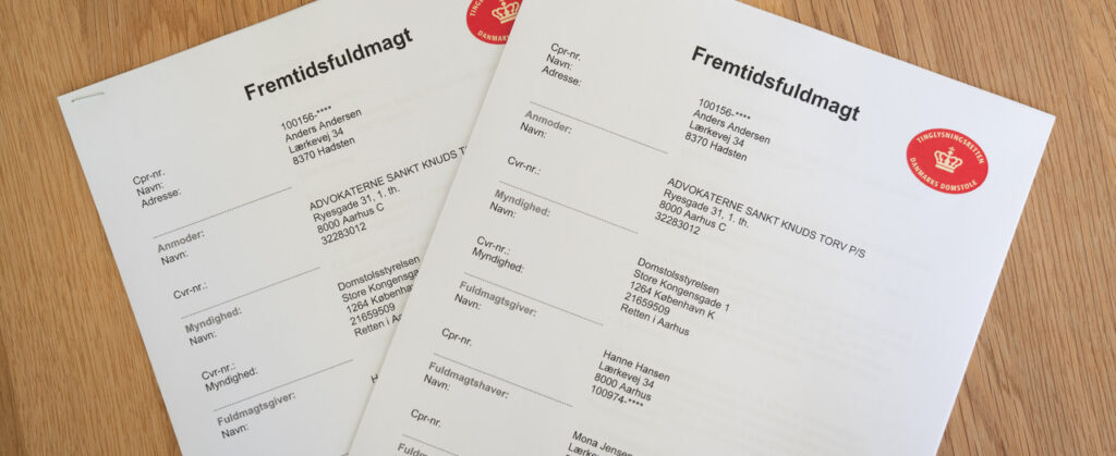 Fordelen ved fremtidsfuldmagt, når man er gift